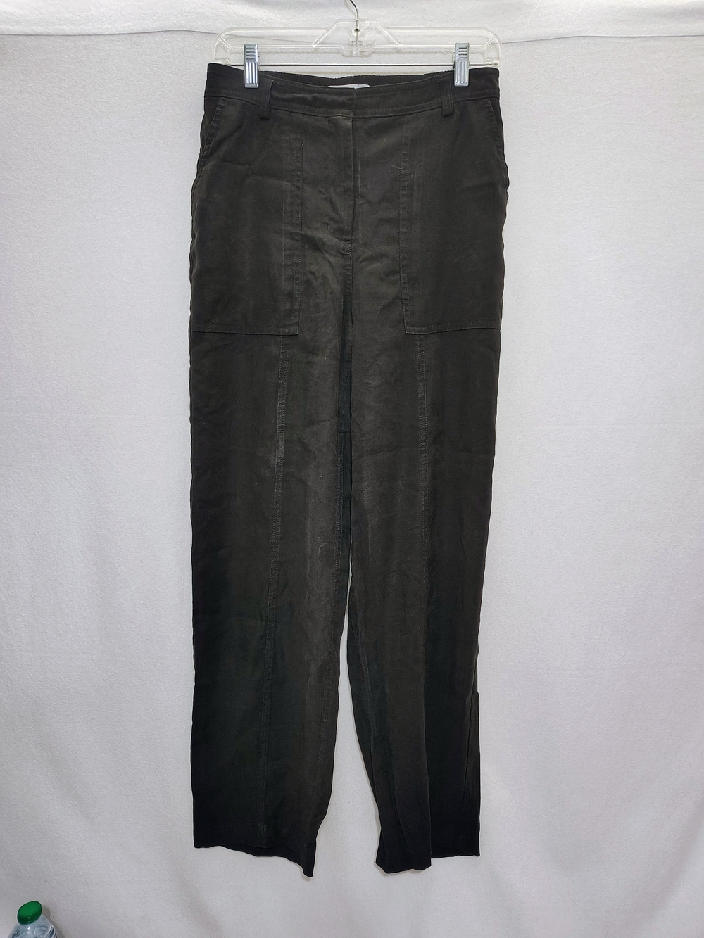 Nine West Black Straight-Leg Chinos
